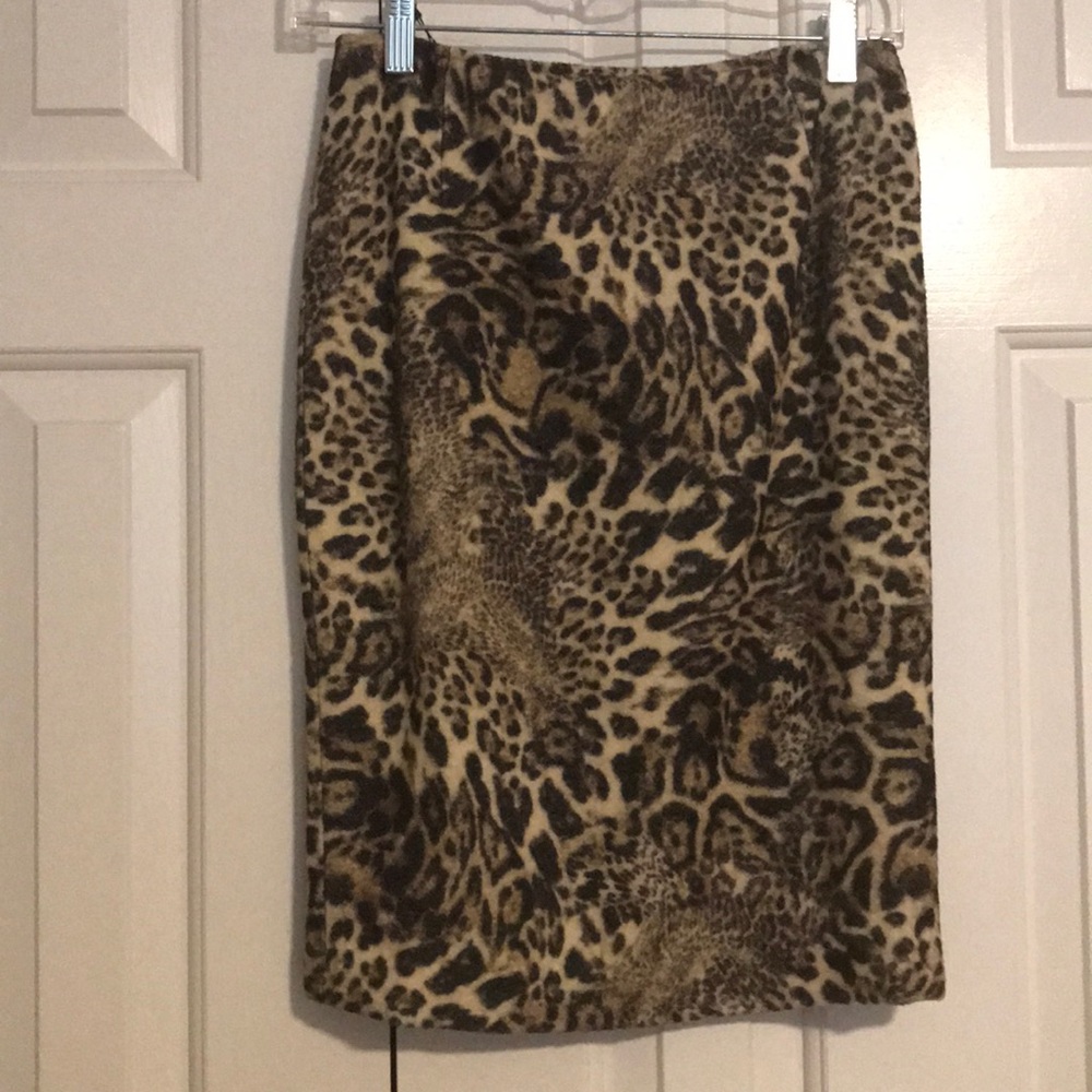 Lafayette 148 Leopard print pencil skirt